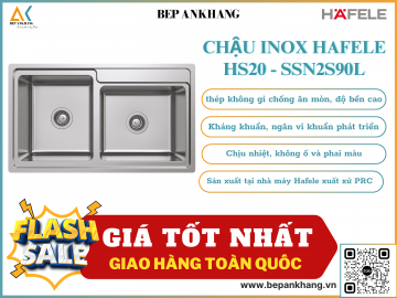 Chậu inox Hafele HS20 - SSN2S90L 567.20.546